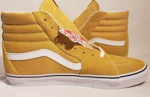 Vans Mens Sk8-Hi Ochre Yellow True White NWT